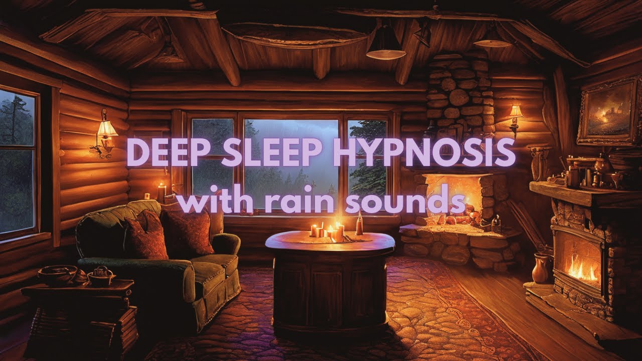 Deep Sleep Hypnosis for when you're exhausted (with rain sounds)
