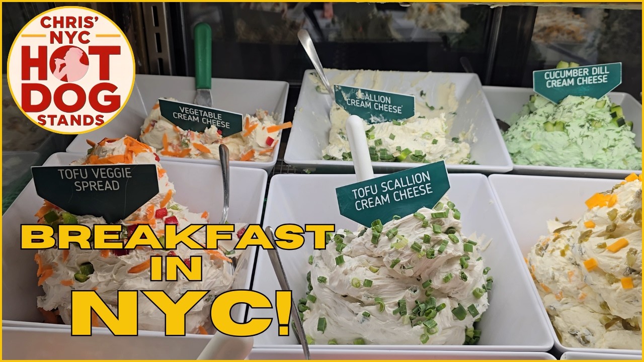 Breakfast in NYC: BAGEL PUB | NYC Hot Dog Stands