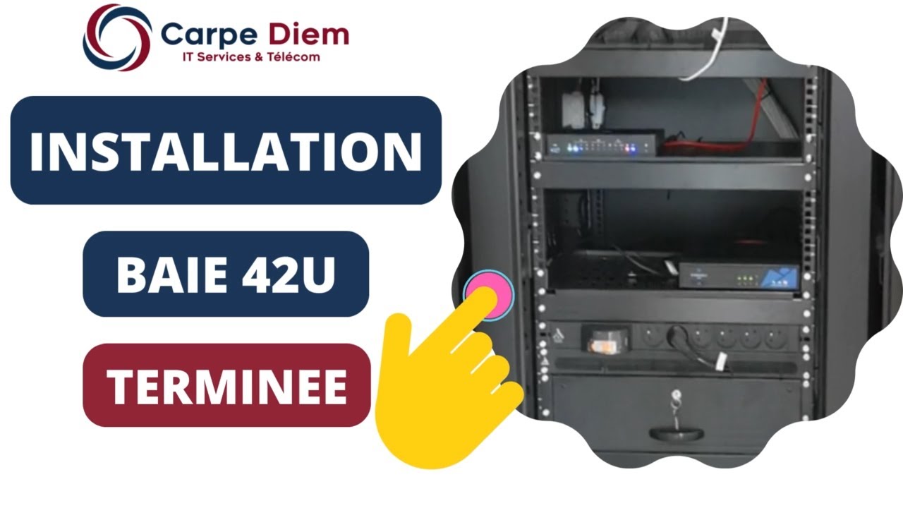 Installation d'une baie informatique 42U - Partie 2 / Fin
