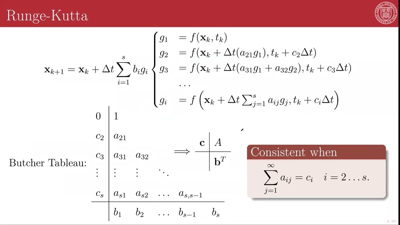 11 - 2 - Multi-step methods, Runge-Kutta, and Sequence Acceleration