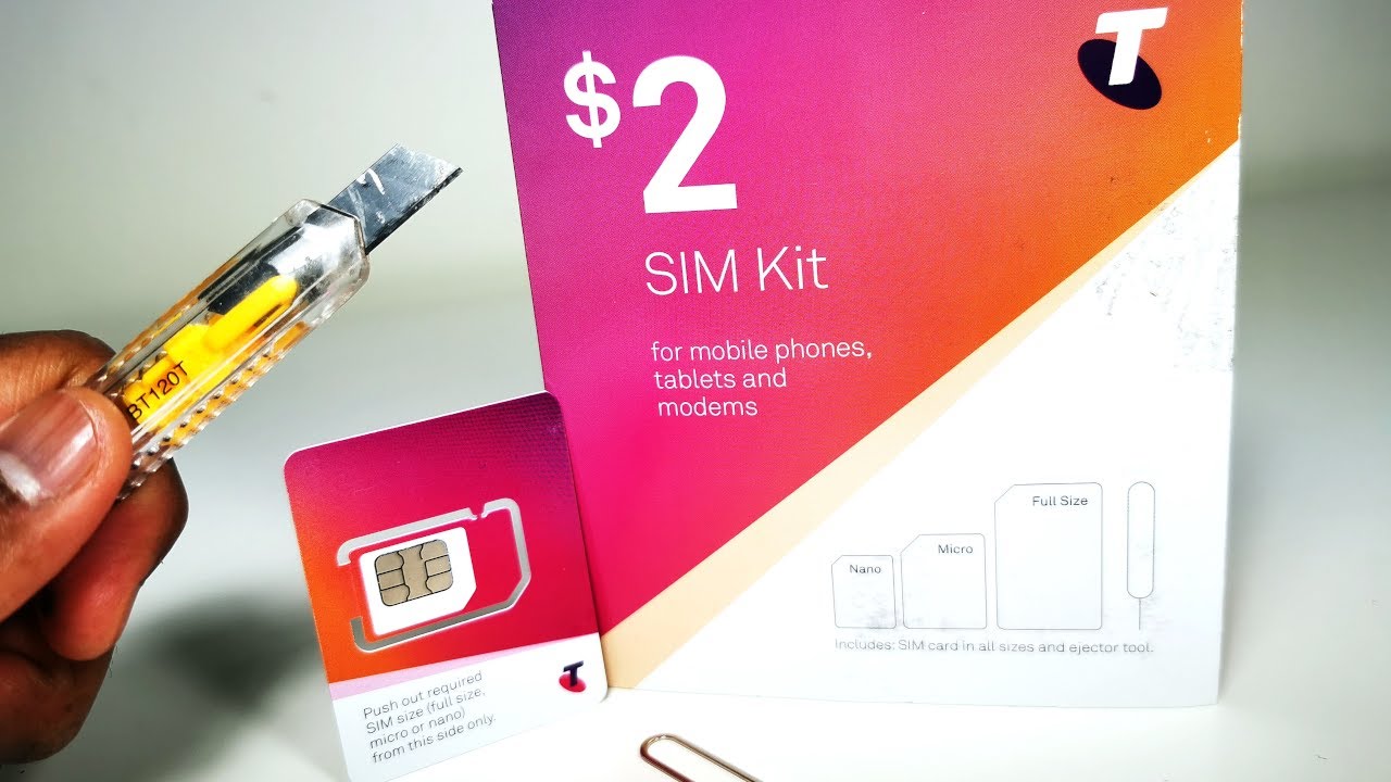 Предоплаченный SIM-комплект Telstra за $2 для мобильных телефонов, планшетов и модемов