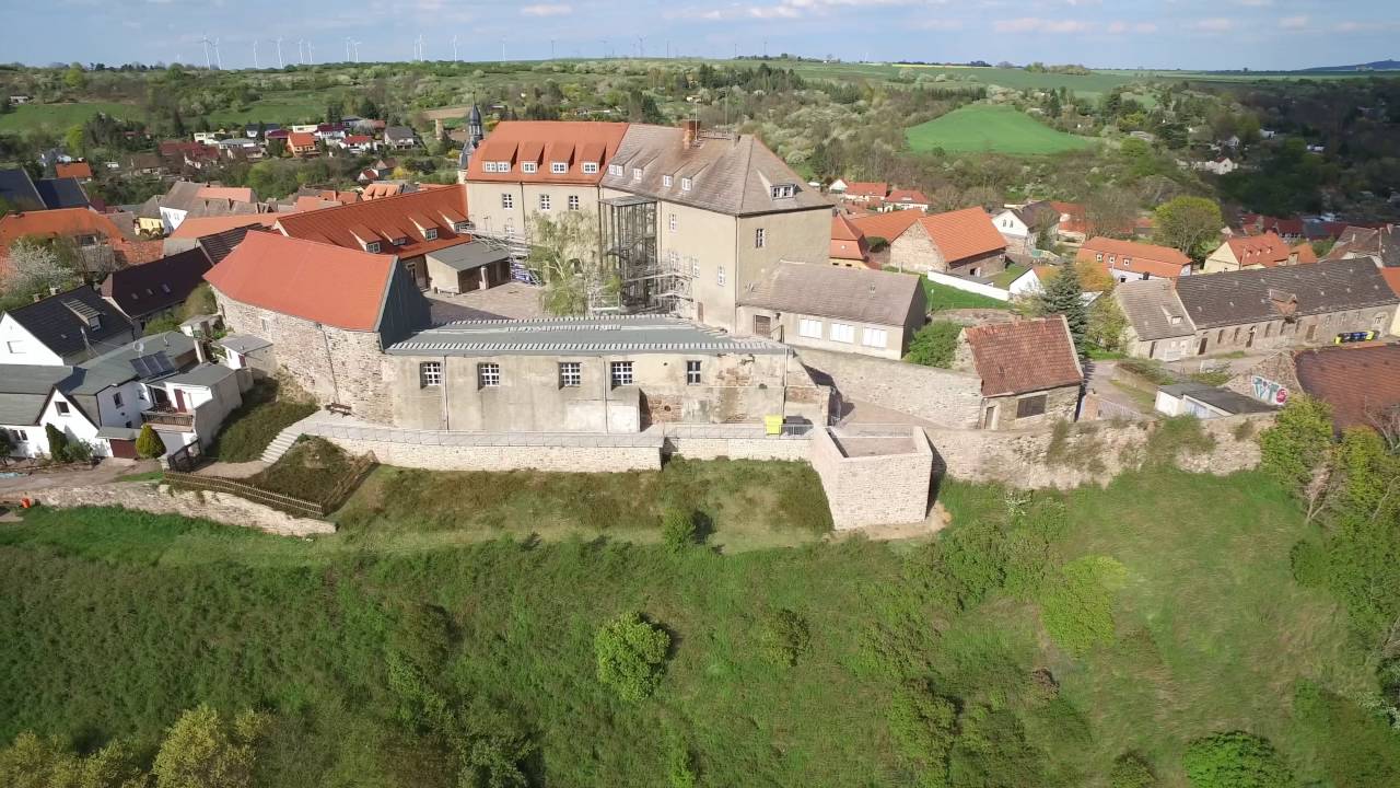 Wettin: Mühle - Fähre - Burg - Schleuse, DJI Inspire 1 in 4K UHD