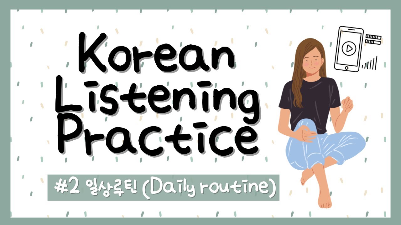 Korean Listening Practice with subtitles #2 | comprehensible input