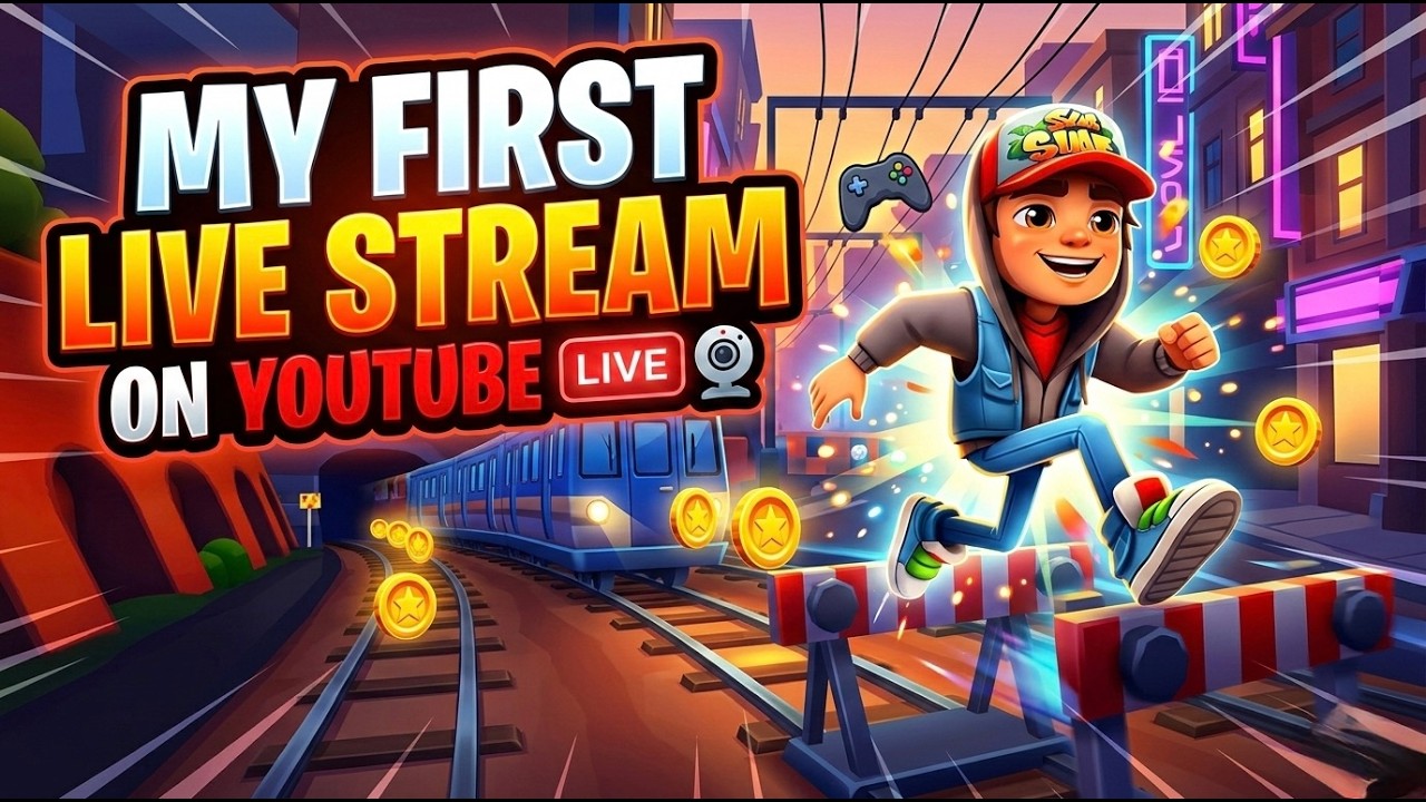 My FIRST Live Stream! 🔴 | Chasing High Scores in Subway Surfers 🏃‍♂️💨