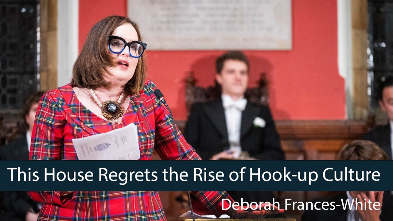 Deborah Frances-White | This House Regrets the Rise of Hook-up Culture - 7/8 | Oxford Union