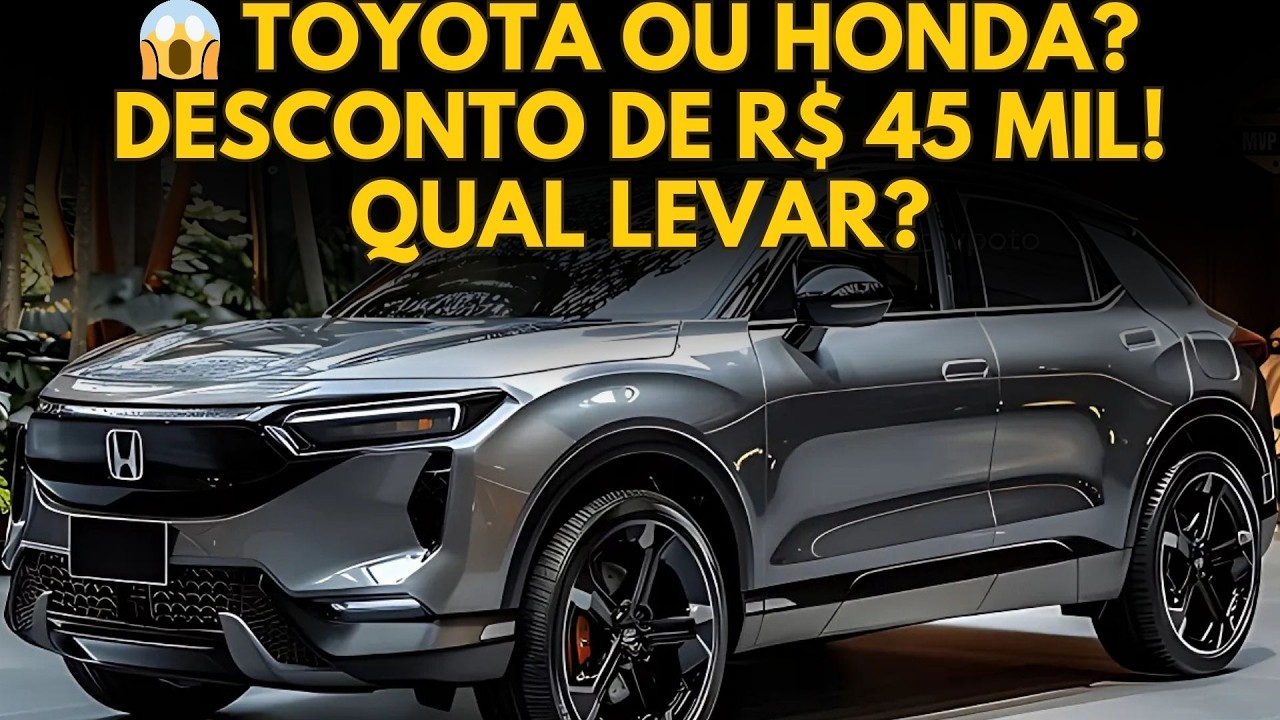Toyota ou Honda? Até R$ 45 Mil de Desconto Para PCD! Qual é Melhor?
