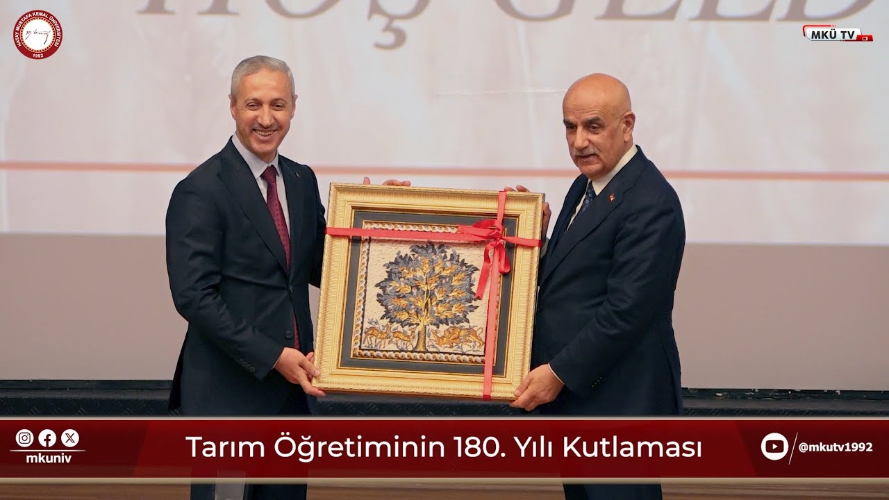 Tarım Öğretiminin 180. Yılı Kutlaması