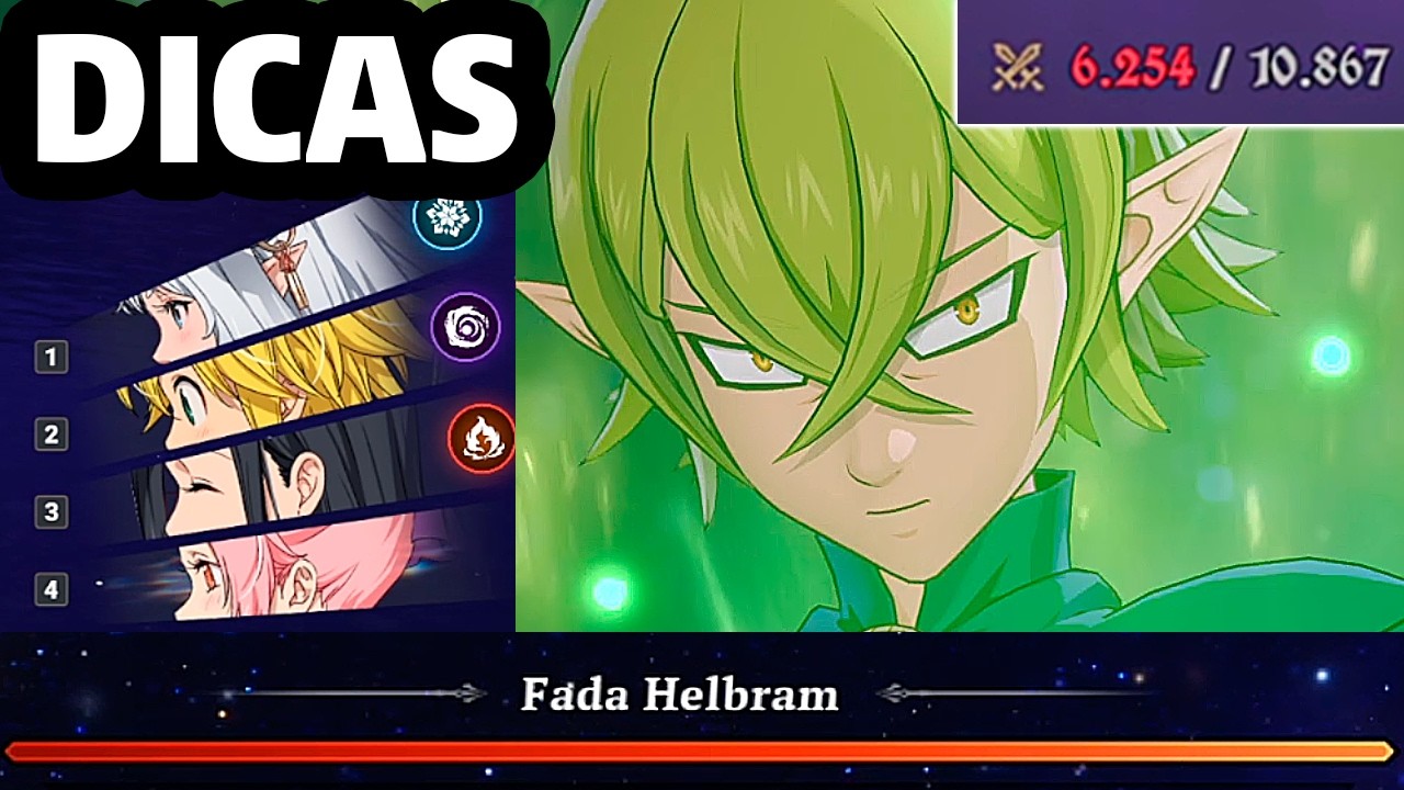 DICAS PARA DERROTAR O BOSS FADA HELBRAM COM CLASSE DE COMBATE BAIXA! - The Seven Deadly Sins Origin