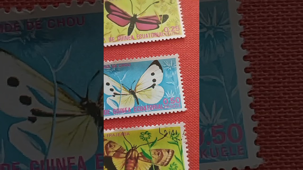 Beautiful Briefmarken REP . DE Guinea Ecuatorial Ekuele