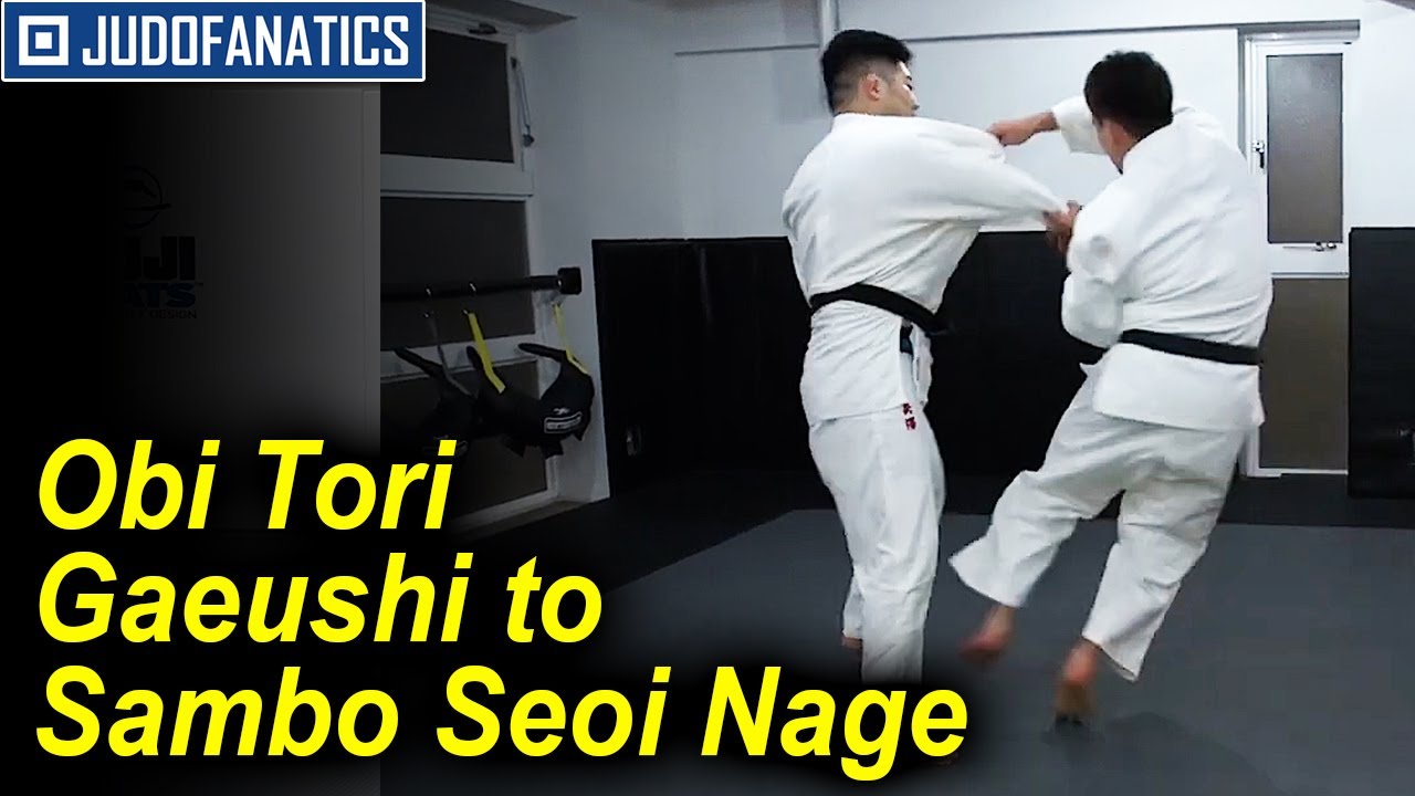 Obi Tori Gaeushi to Sambo Seoi Nage by Mashu Baker