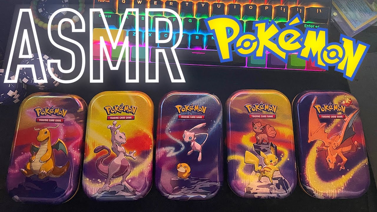 🕹️ ASMR: Opening ALL 5 Pok&eacute;mon Kanto Power Tins!
