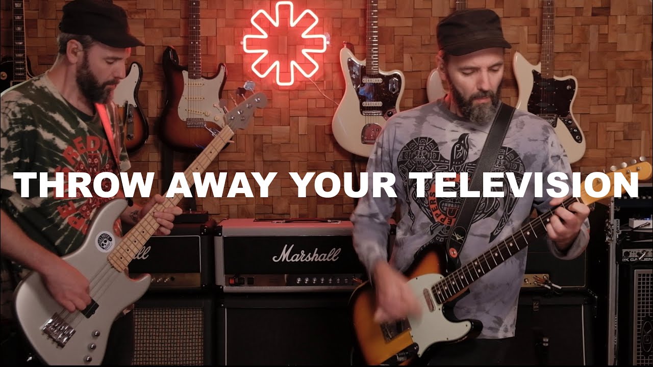 Throw Away Your Television - Red Hot Chili Peppers (Bass and Guitar cover)