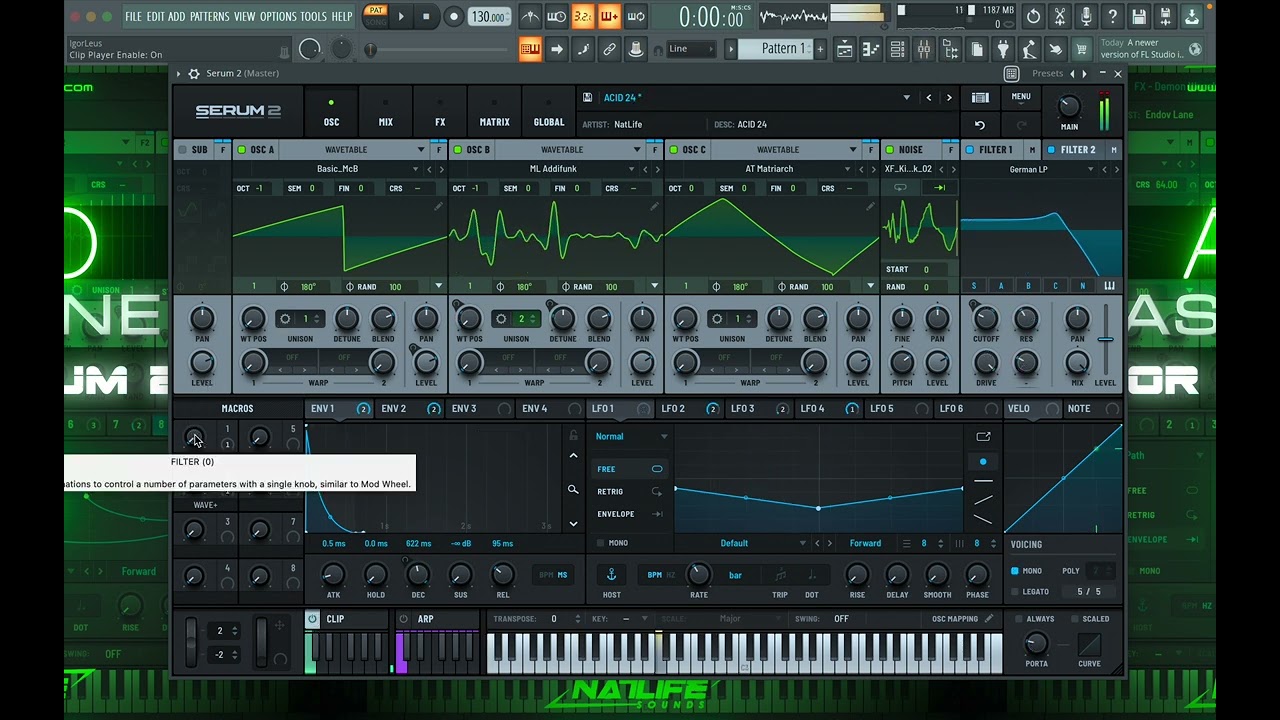 Xfer Serum 2 - ACID V2 soundbank