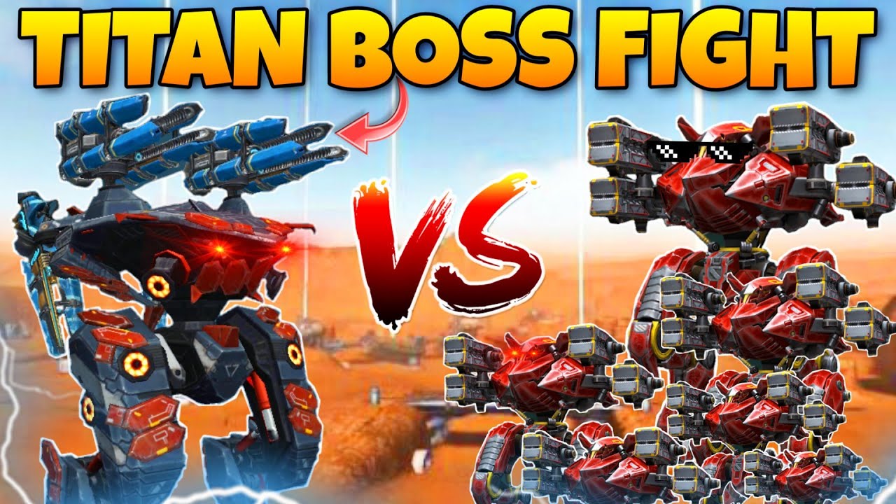 🔥 1vs6 AO MING VS AO QIN ARMY TITAN BOSS FIGHT SKIRMISH CONCEPT || WAR ROBOTS ||