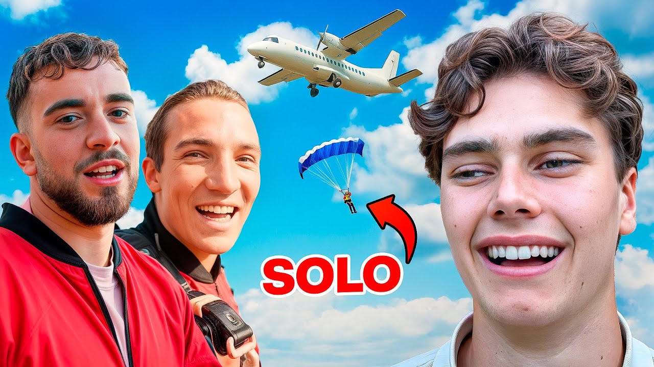 5 amigos saltan de un avión sin instructor | Curso de paracaidismo