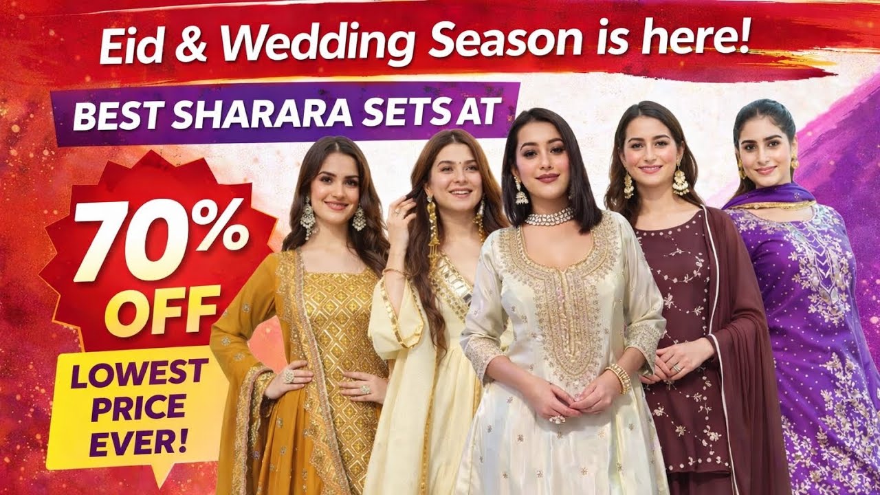 Meesho ka ye Sharara Set 😍✨Budget mein bilkul shaadi-ready look 💚Link comment mein pin hai 💌