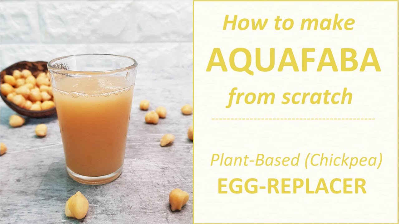 Homemade AQUAFABA from scratch - Only 2 ingredients | Egg-replacer using Chickpeas | Foodomania #195