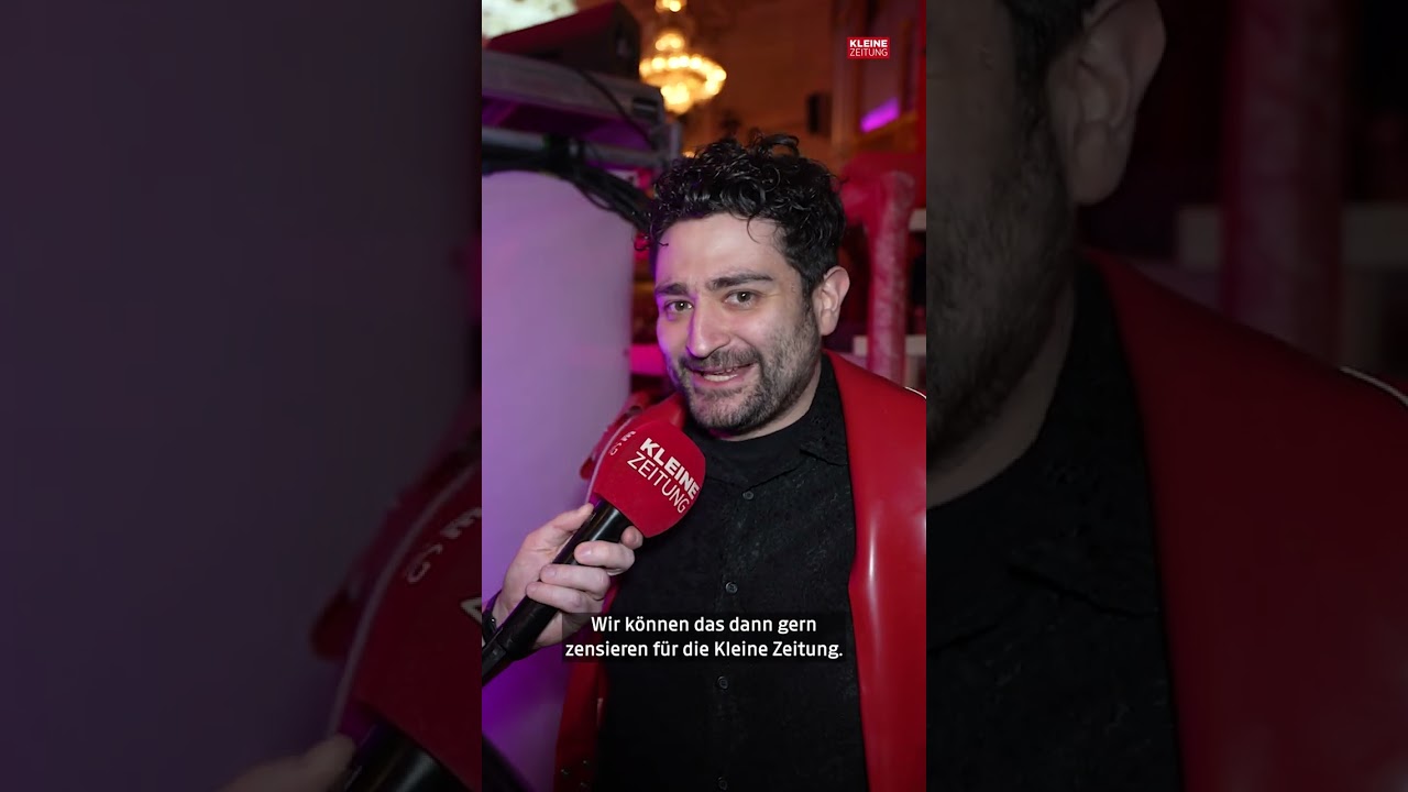 Sonderreporter Michael Gro&szlig;sch&auml;dl am Grazer Tuntenball
