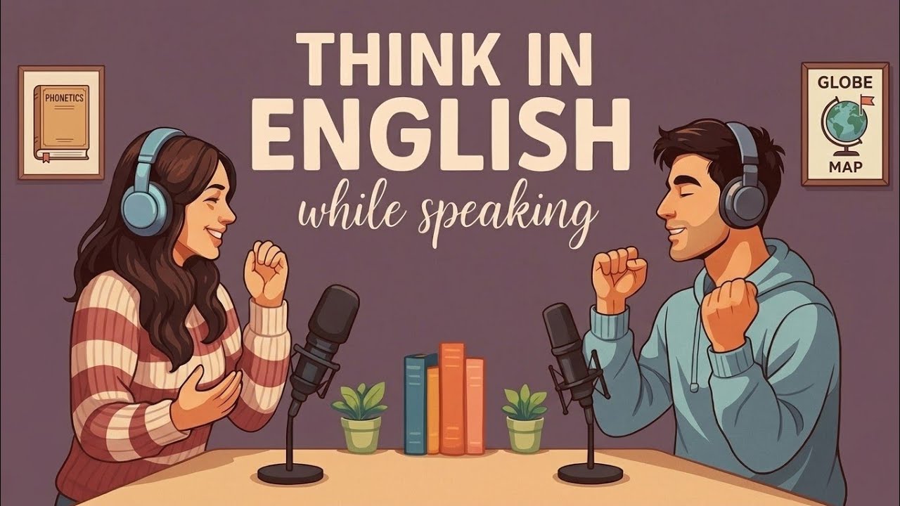 English Podcast for Learning Conversation | Think in English while Speaking |Speak English Fluently