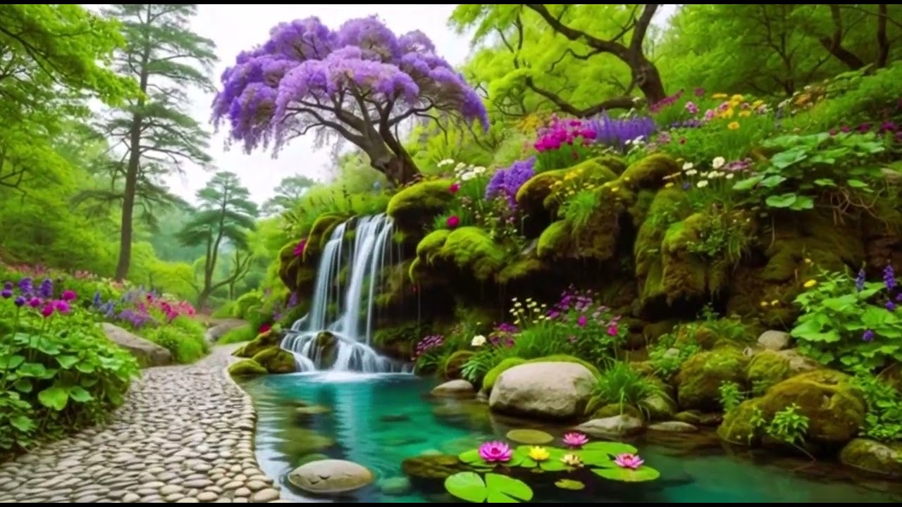 Relaxing music and beautiful view in the world #meditationmusic #music