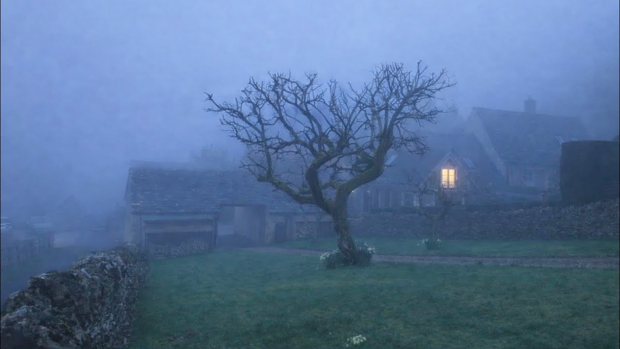 The Village Lost in the Fog | A Cotswold Early Morning Walk