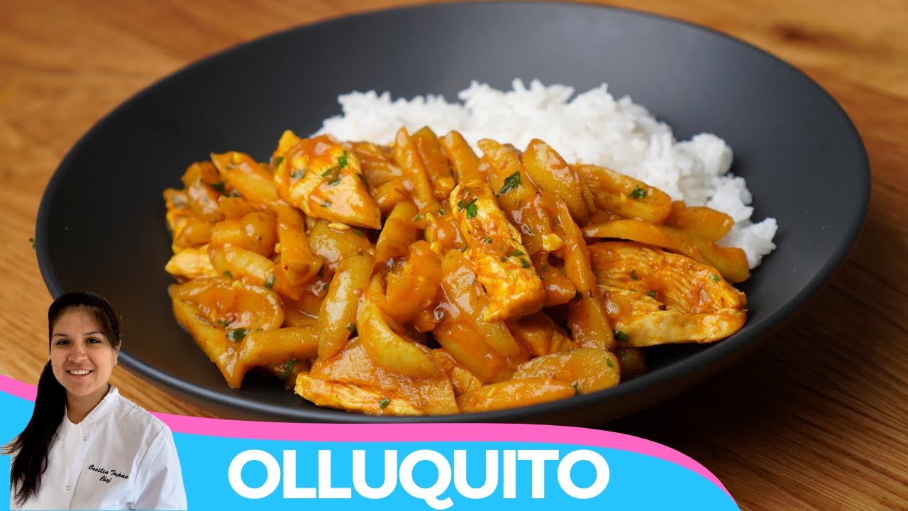 🇵🇪OLLUQUITO CON POLLO | RECETA SABROSA Y FACIL