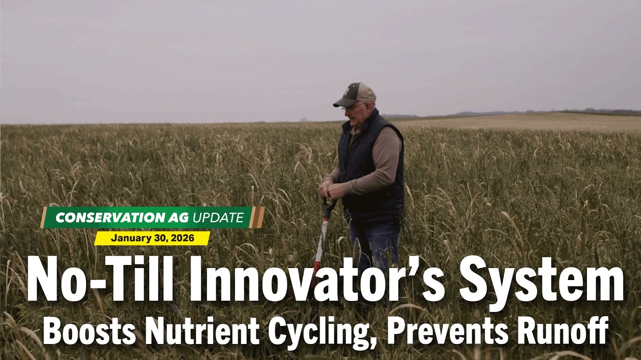 Система No-Till Innovator улучшает круговорот питательных веществ и предотвращает сток воды.