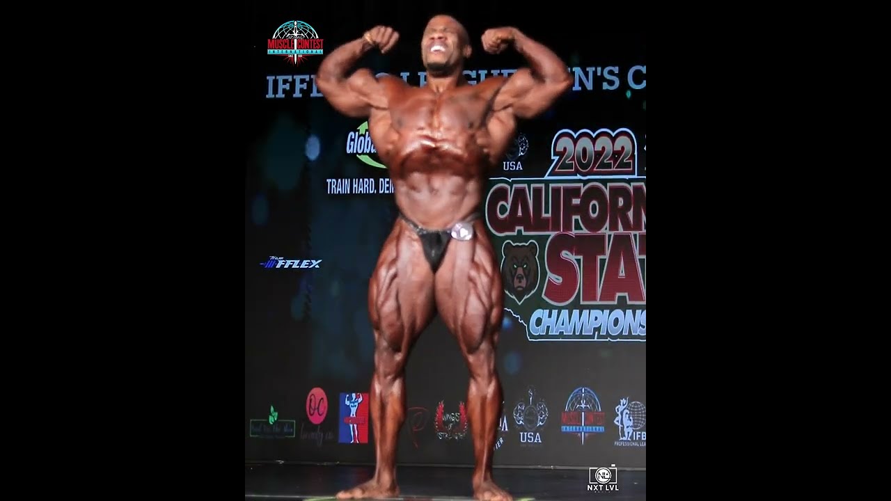 2022 IFBB Pro League California State Championships Overall Charles Griffen Posing Routine