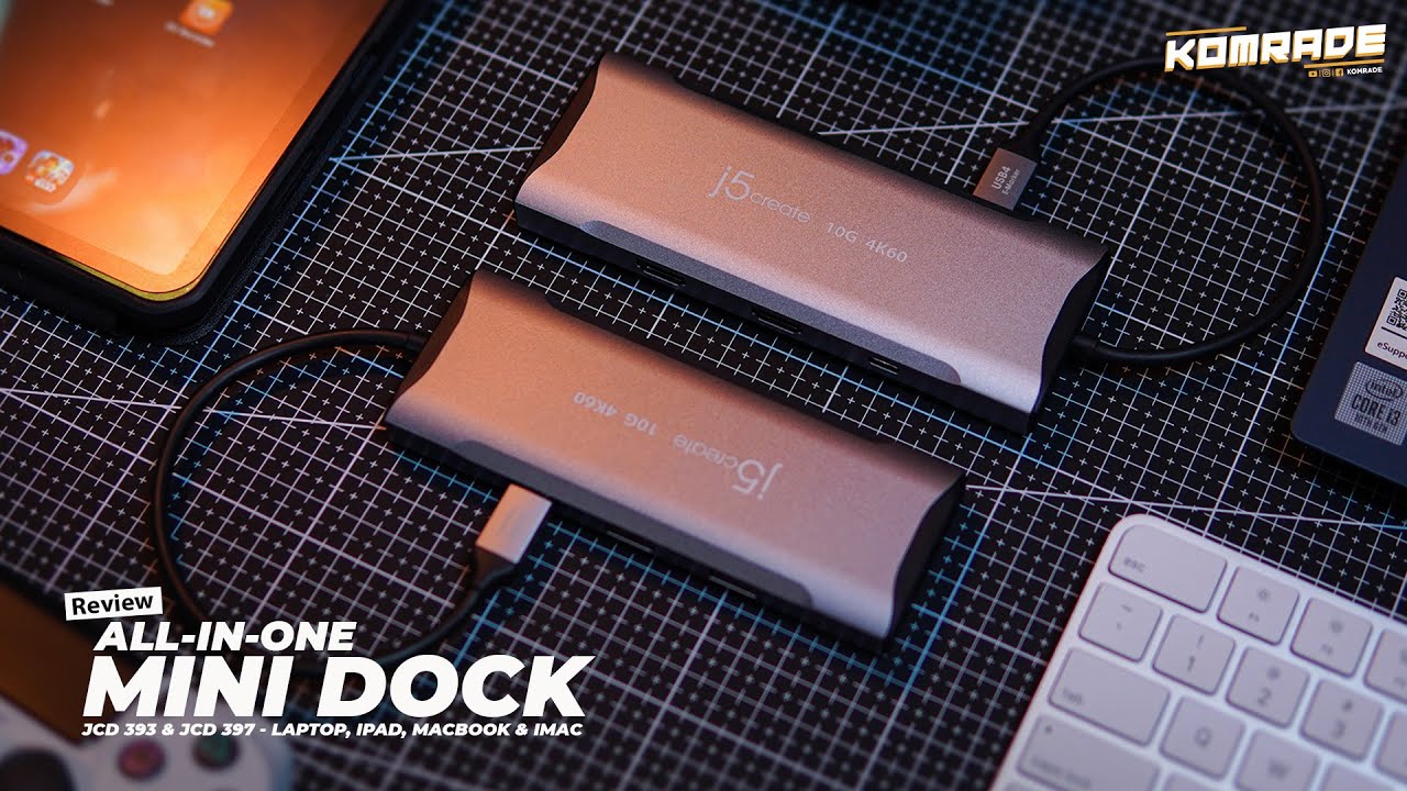 PERFECT USB-C Hub/Mini Dock untuk Ipad, Macbook & Gaming Laptop.  j5create JCD397/JCD393 Review