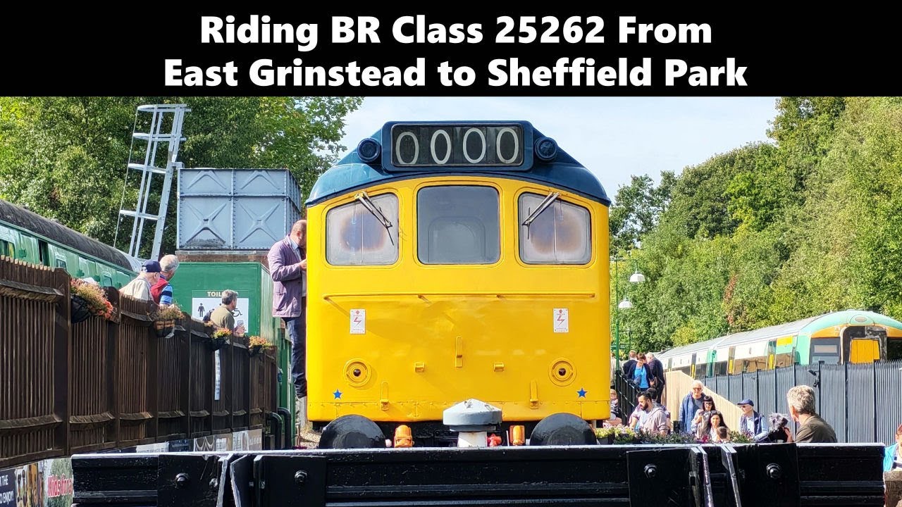 Riding BR Class 25 from East Grinstead to Sheffield Park (Bluebell Railway Diesel Gala) 06/09/2025