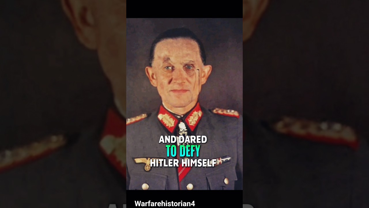 The General Who Refused to Bow To Hitler:Dietrich von Saucken#army#worldwar2#ww2#germany#war#history