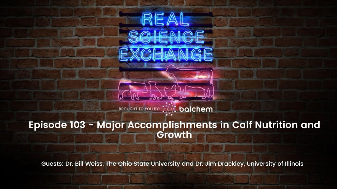 Real Science Exchange: Major Accomplishments in Calf Nutrition & Growth, Dr. Drackley, U of I