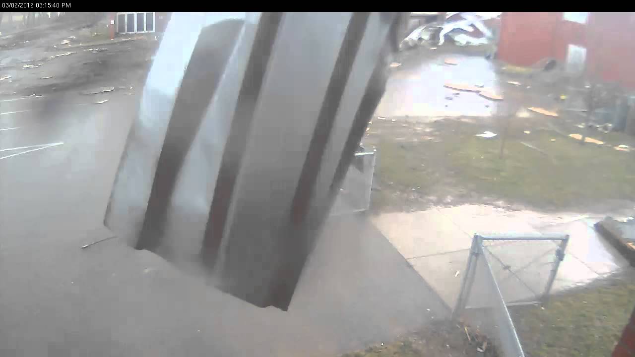 Henryville Elementary School Roof Torn off by Tornado