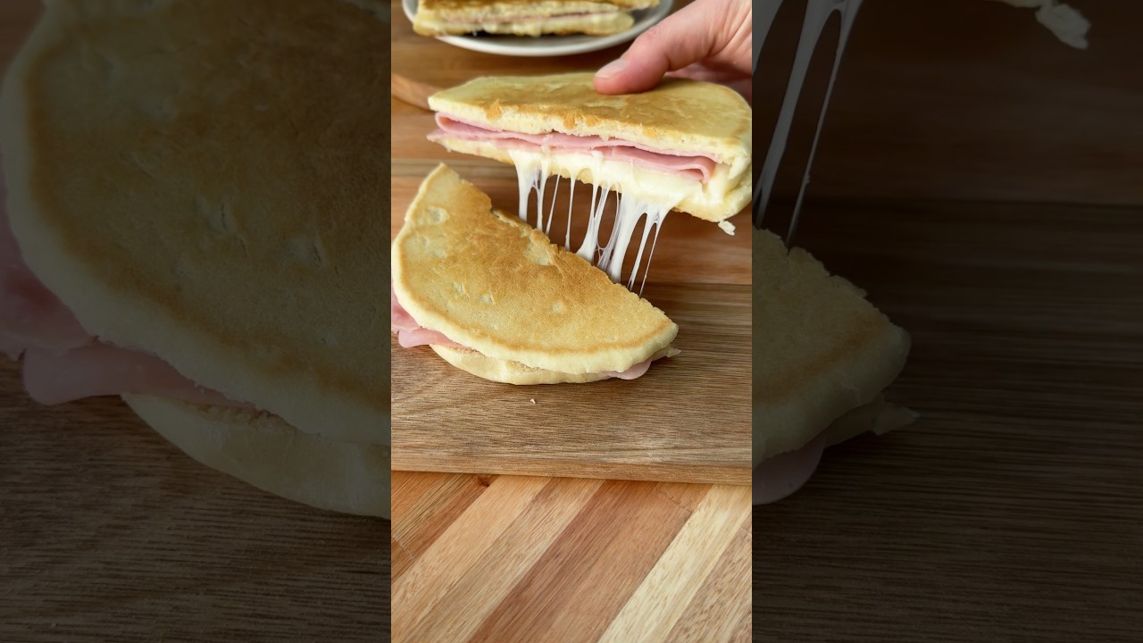 En minutos ten&eacute;s un delicioso tostado 🥪 #recipe  #yummy  #food #shorts