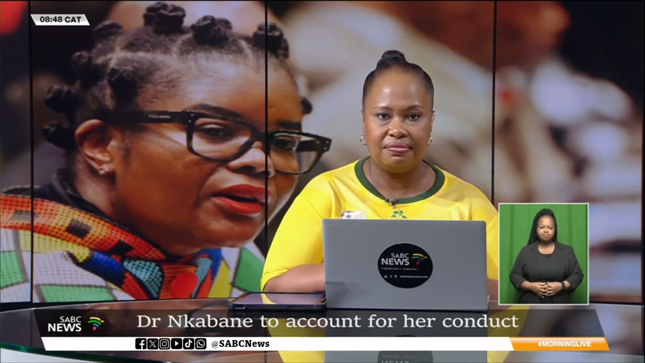 Minister of Higher Education Nobuhle Nkabane to account for her conduct in parliament