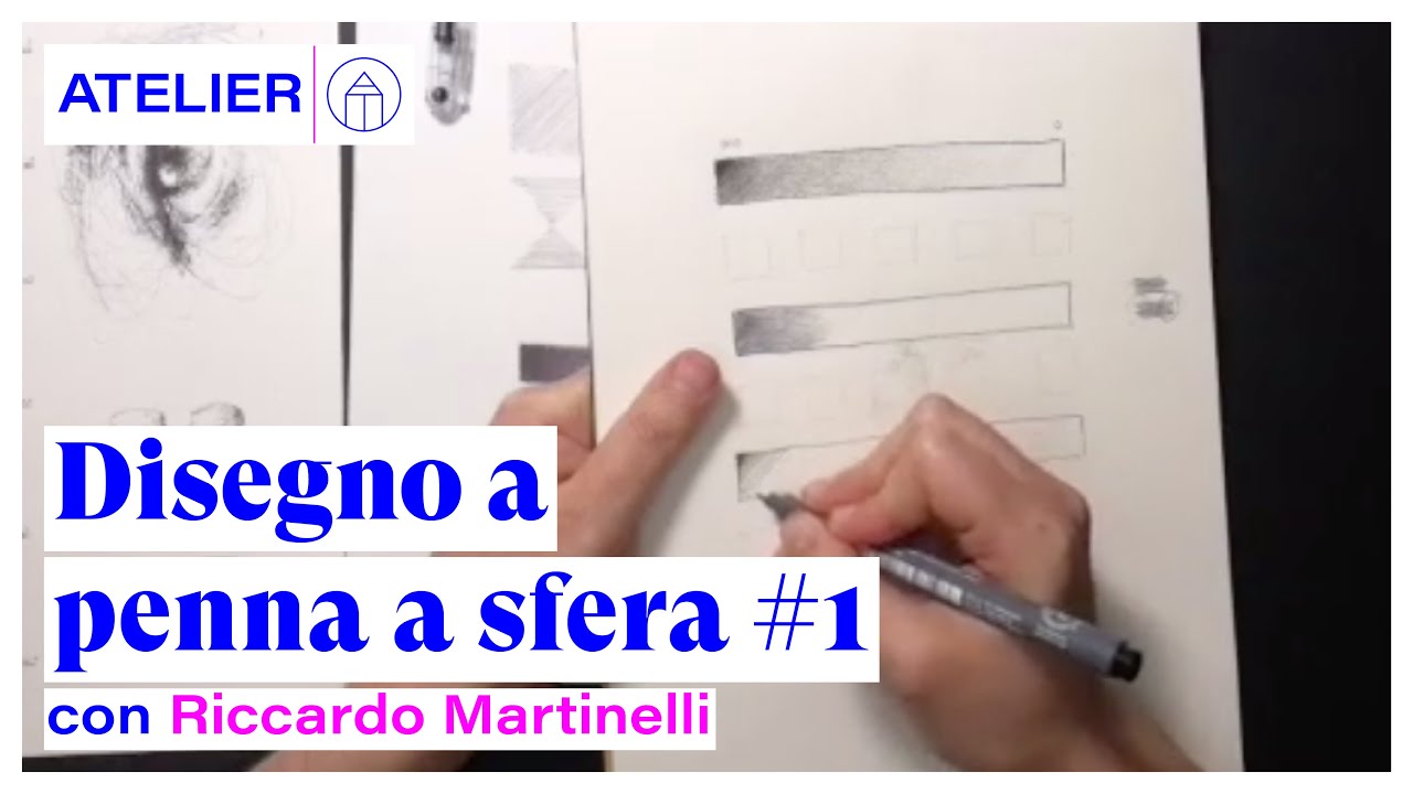 Disegno a penna a sfera - prima parte con Riccardo Martinelli per Lapis Atelier - 60 minuti