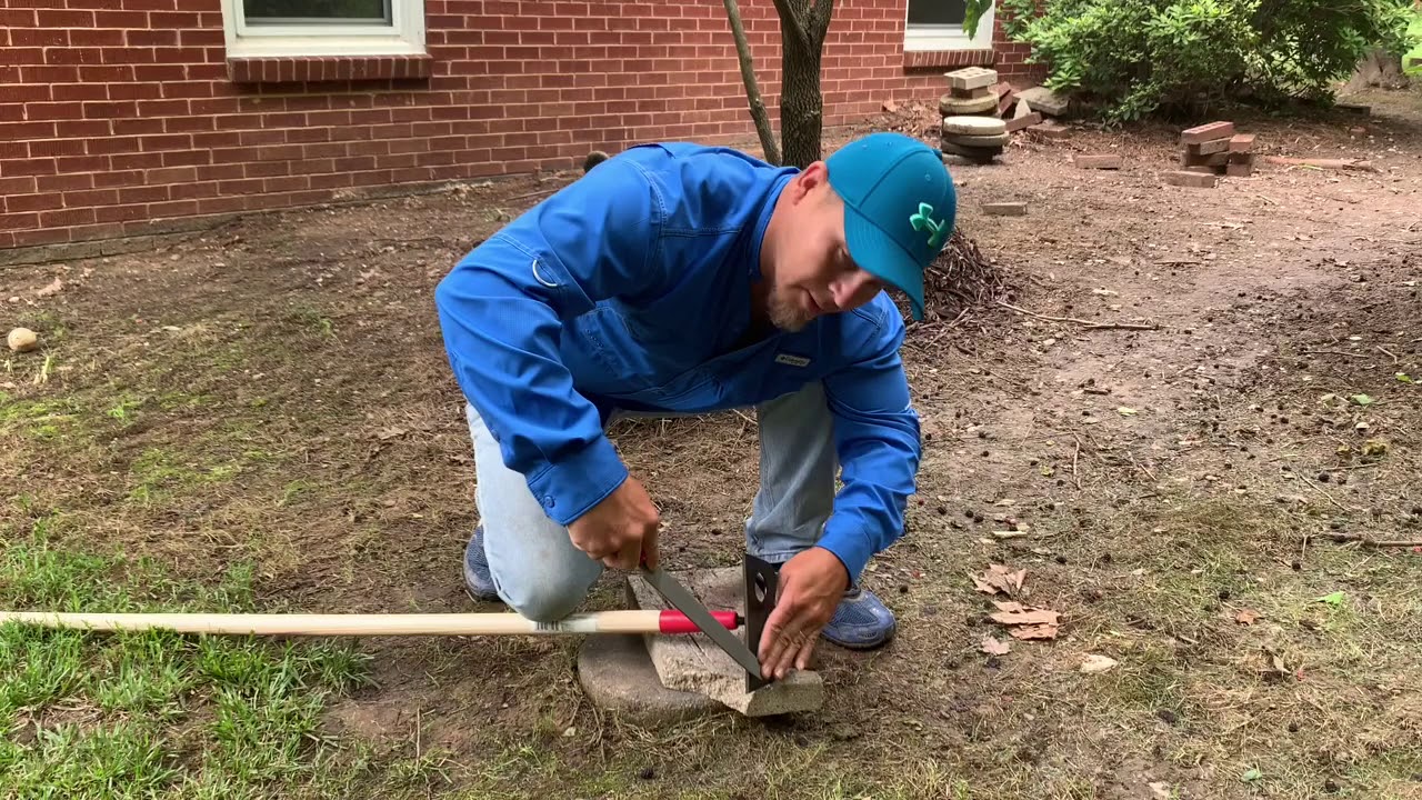 Cómo afilar un azadón how to sharpen a hoe