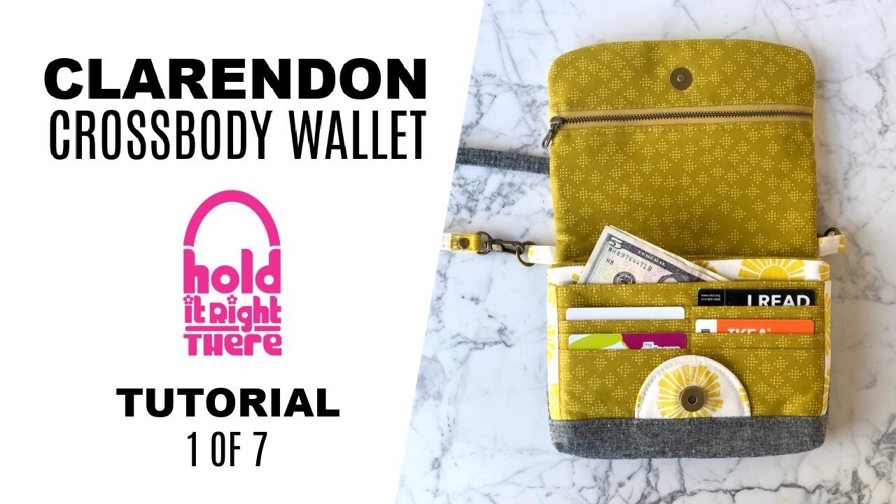 How to sew the Clarendon Crossbody Wallet (Tutorial 1 of 7) - Description & Supplies