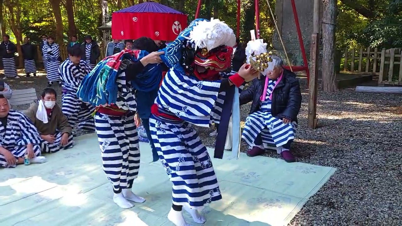 令和八年～串本潮崎本之宮神社歳旦祭獅子舞～【神宮の舞】