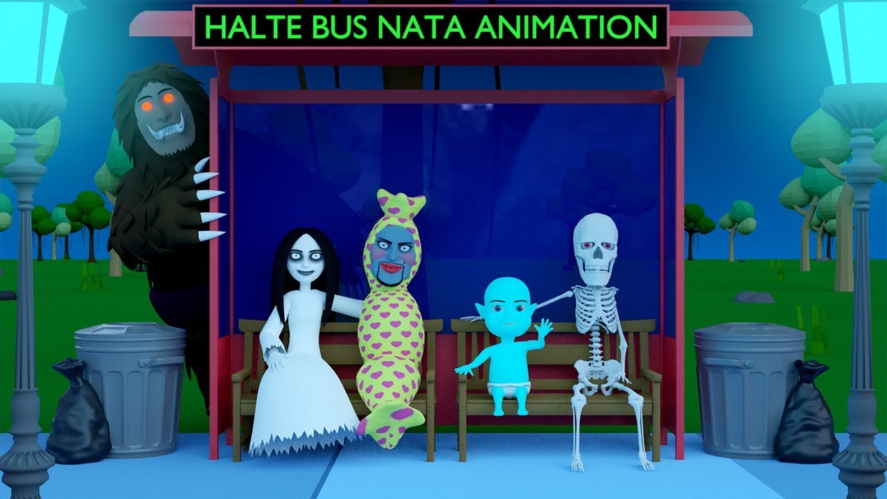 Kompilasi Kartun Horor Lucu Kuntilanak, Tuyul, Pocong, Genderuwo, Jerangkong #07