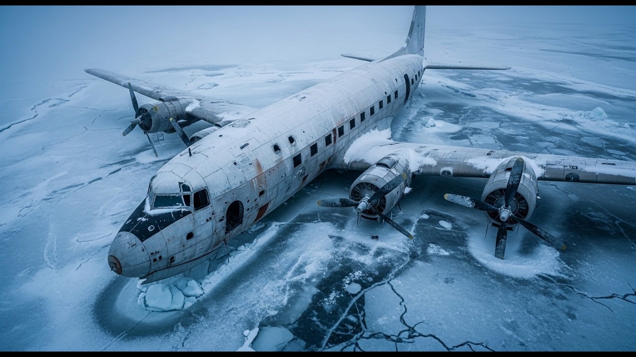 Abandoned Douglas DC 6 Frozen in Ice | Amazing Aircraft Restoration