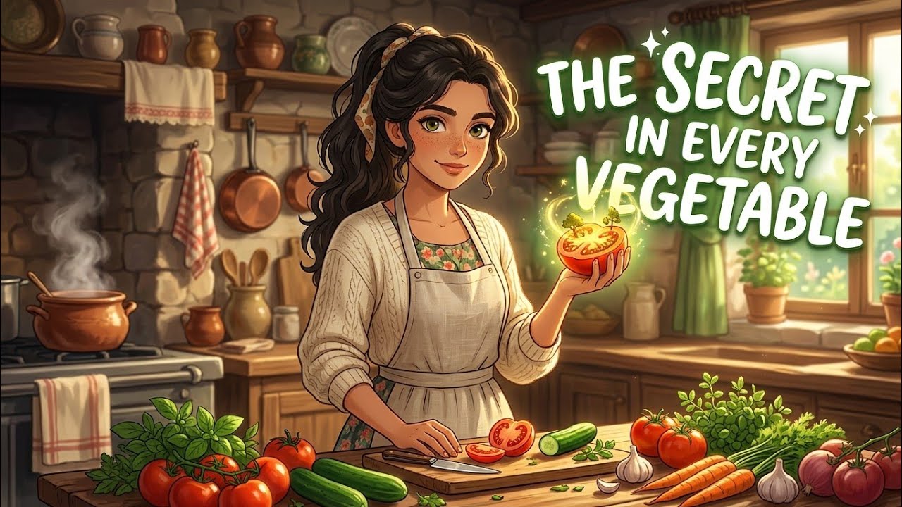 Cozy Ghibli‑Style CookingAnimation | The Secret inEvery Vegetable | Ghibli‑Style Cooking Adventure