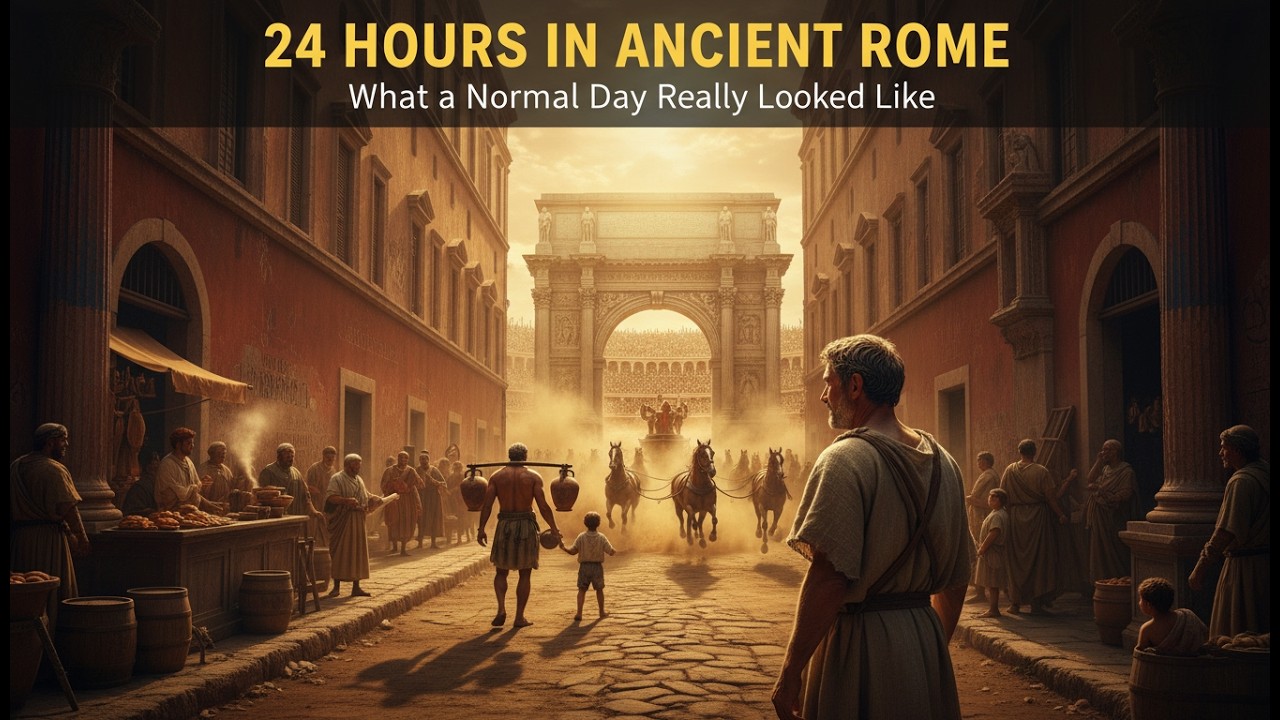 24 Hours in Ancient Rome: What a Normal Day Really Looked Like (AI Reconstruction)