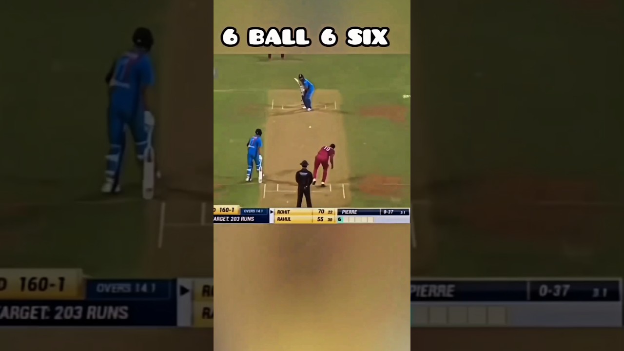 6 ball 6 six Rohit Sharma #criket #viratkohli #rohitsharma #hitman #shorts #viral @RajawatPrahalad