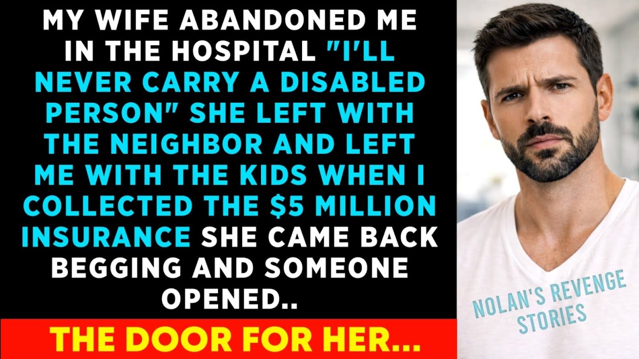 I'll Never Carry A Disabled Person, My Wife Abandoned Me In The Hospital, But The $500 Million Ins..
