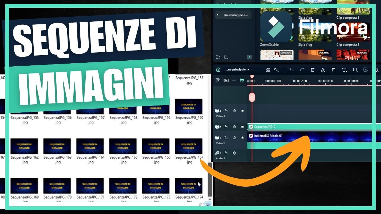 Sequenze di Immagini: Come Usarle Correttamente | Wondershare Filmora