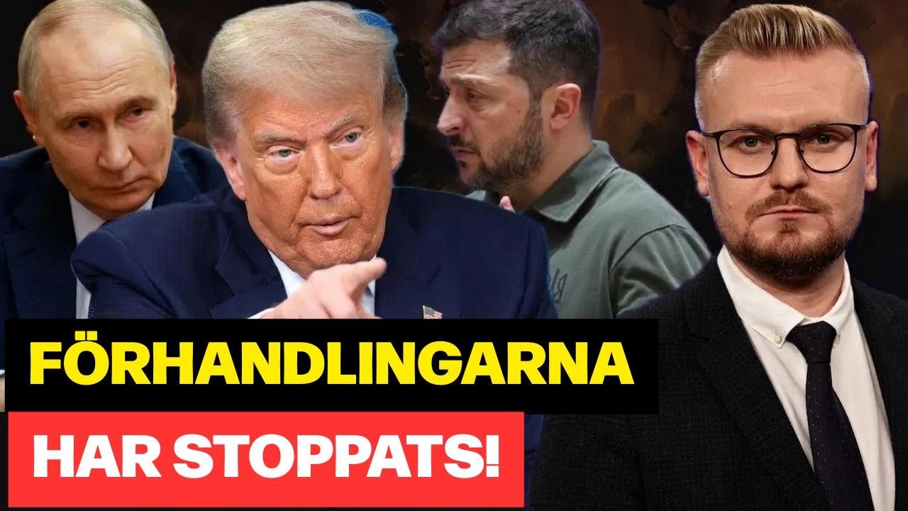 Allt har stannat! Trump erkänner att Ukraina-förhandlingarna kraschat – Putin jublar?