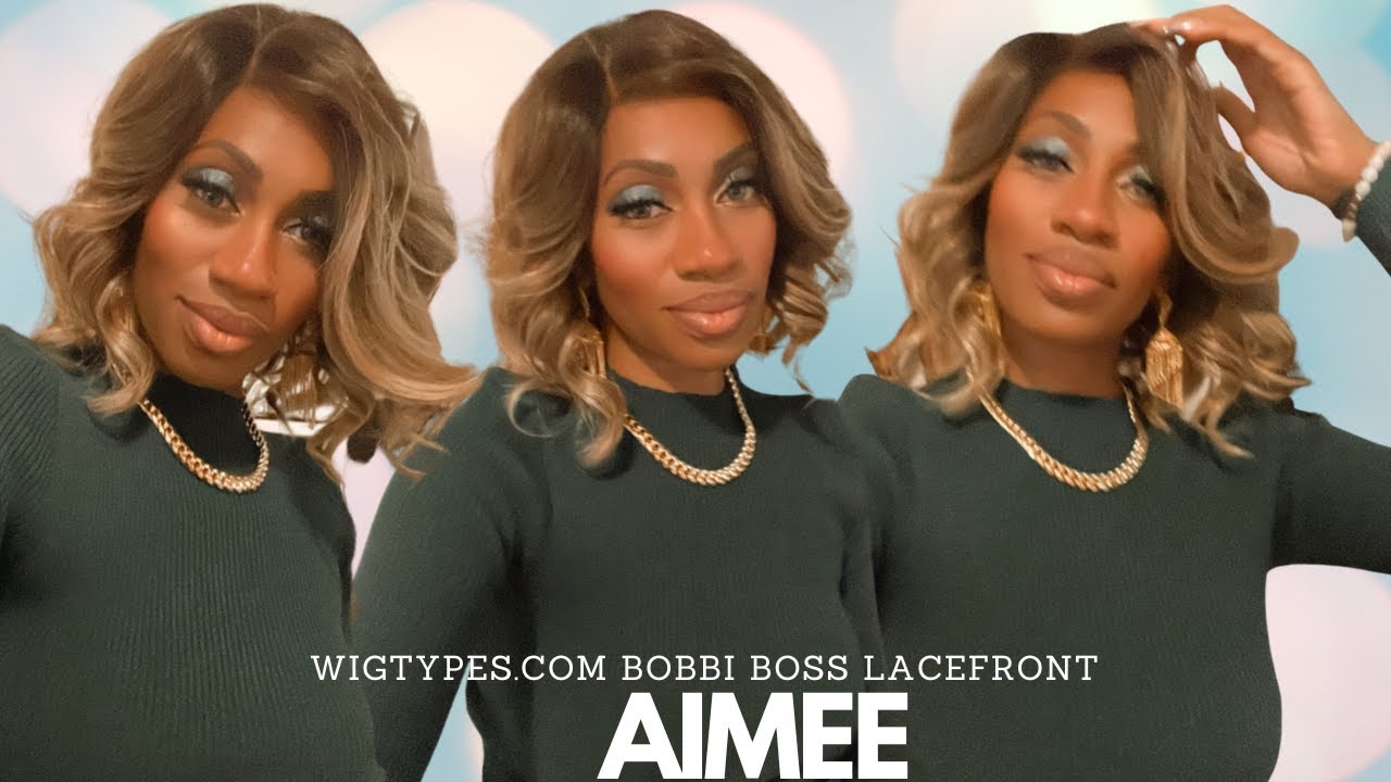 Short Easy Blonde Wig Ft. Bobbi Boss Aimee from Wigtypes.com