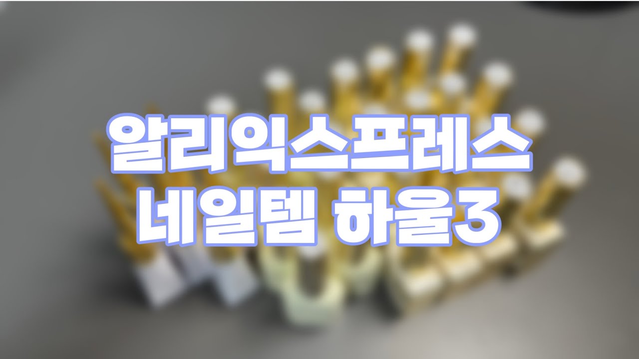알리익스프레스 네일템 하울3 / 글리터젤&반사글리터젤&자석젤 / 네일 추천템