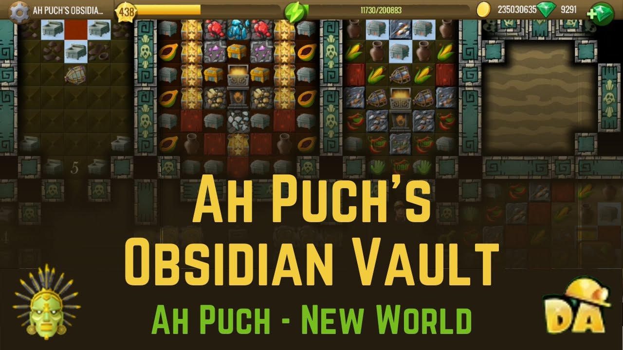 Ah Puch's Obsidian Vault - Ah Puch - Diggy's Adventure